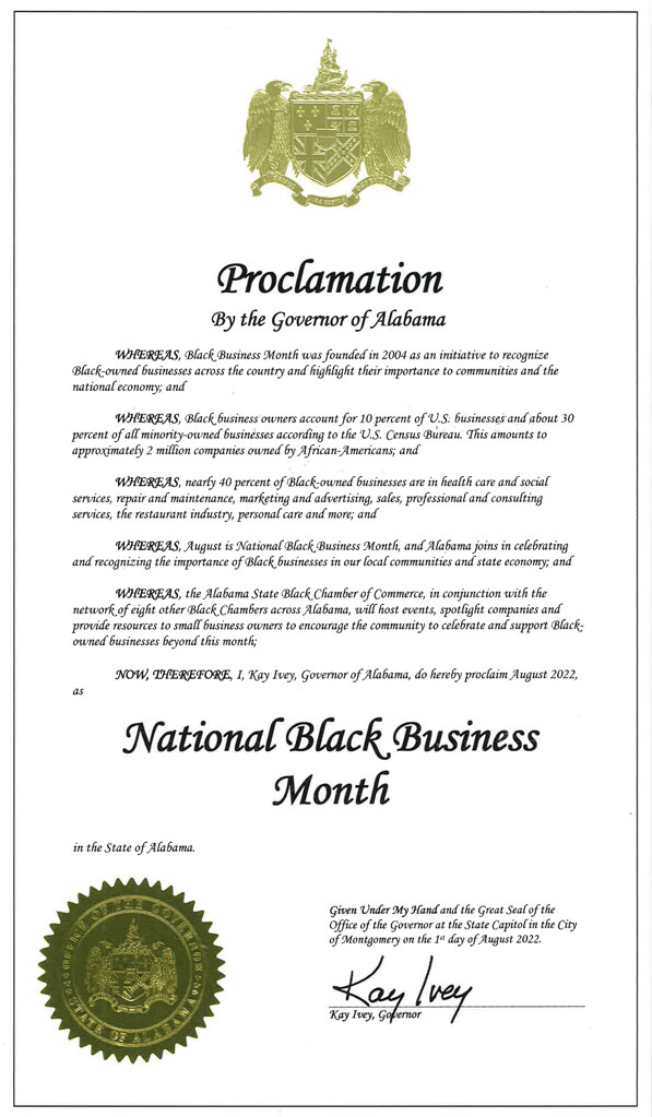 Governor&rsquo;s Proclamation